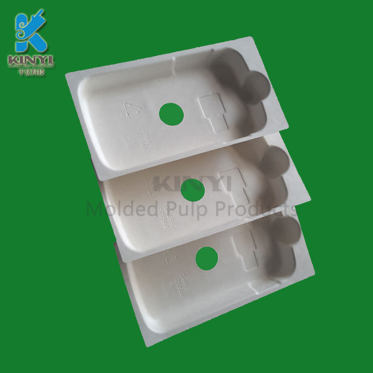 Biodegradable Custom Insert Trays for Mobile Phone LCD Packaging Box