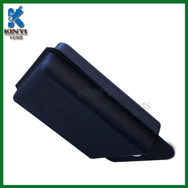 Customized Black Color Biodegradable Fiber Pulp Molded Packaging Boxes