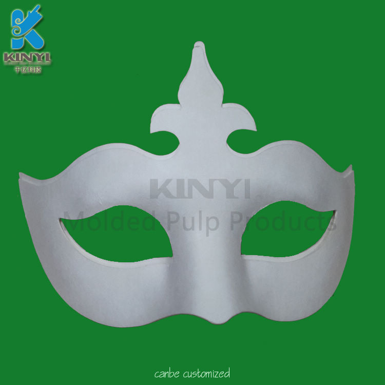 Wholesale Paper Pulp Half Face White Masks For Men and Women