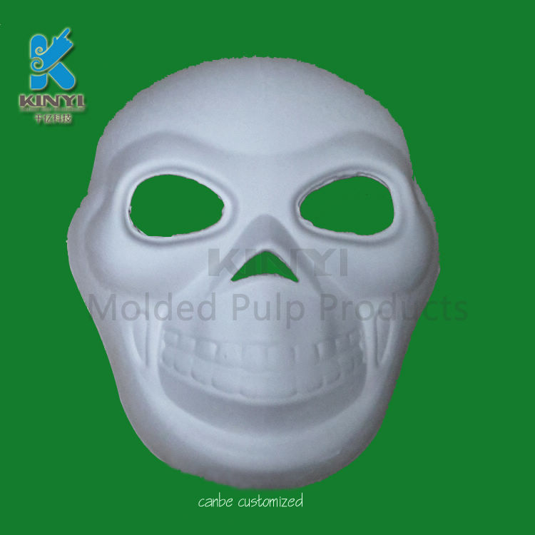 Scary Halloween Paper Pulp Skull Masks