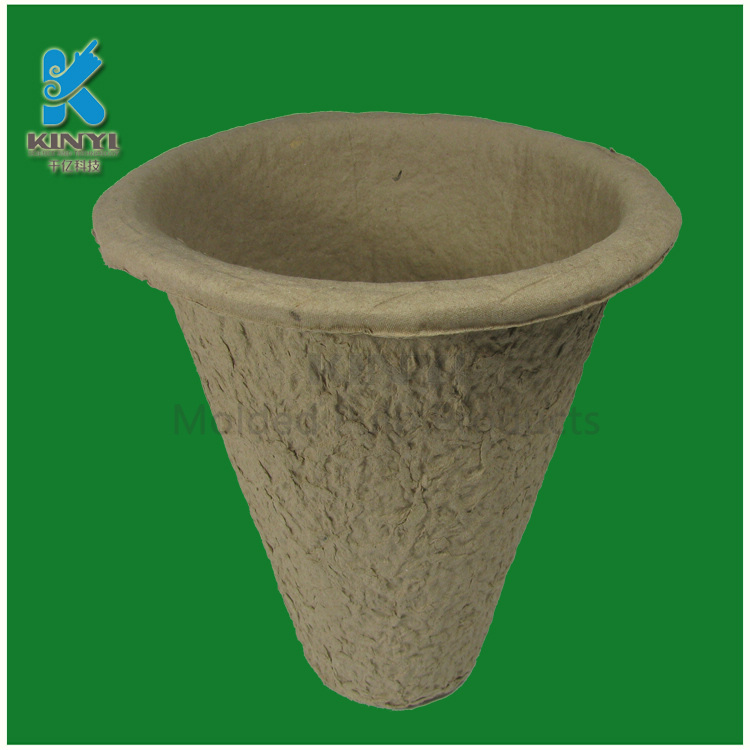 Biodegradable and Compostable Fiber Molded Small Gardening Pots
