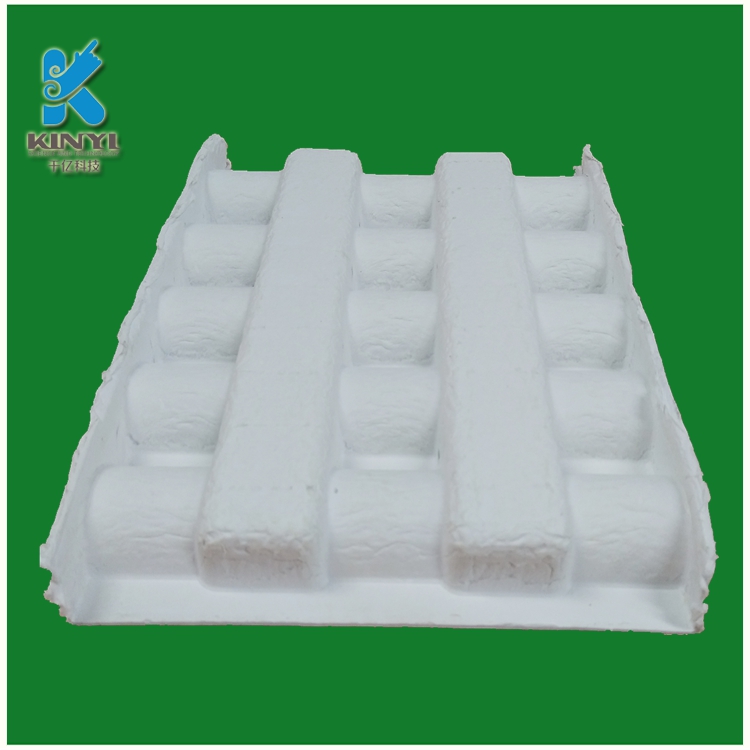 Customized biodegradable molded pulp A4 paper packaging tray