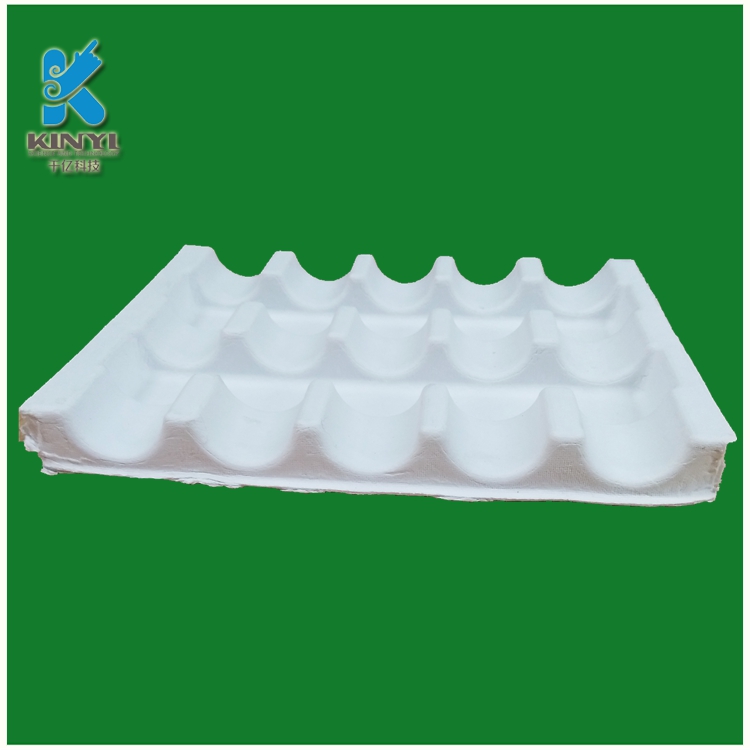 Customized biodegradable molded pulp A4 paper packaging tray
