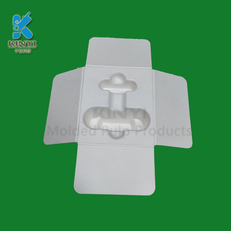 Custom biodegradable molded pulp doorbell paper packaging