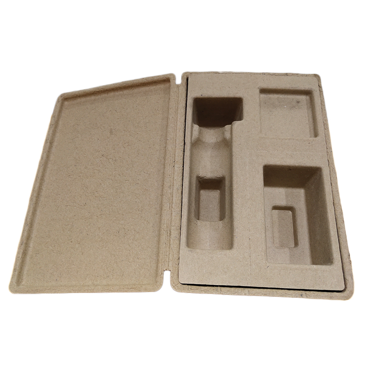 Eco-friendly Corrugated Paper Pulp Skincare Packaging Box
