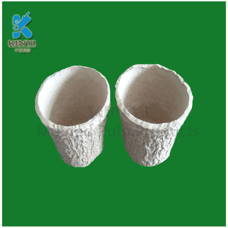 Biodegradable and Compostable Fiber Molded Small Gardening Pots