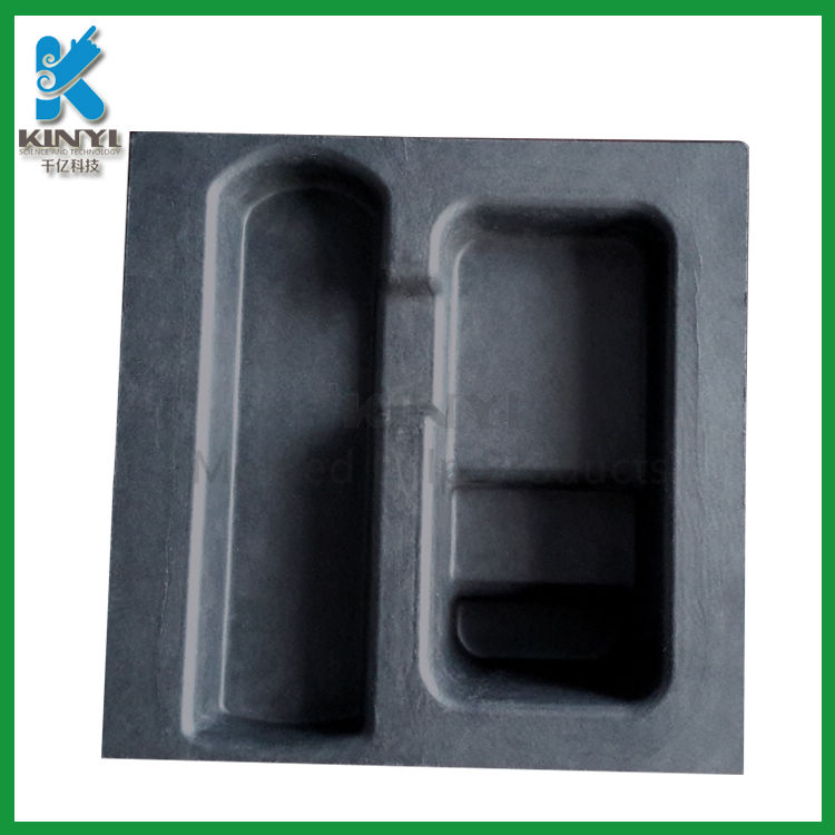 <b>Custom anti-static /anti-shock molded pulp packaging trays</b>