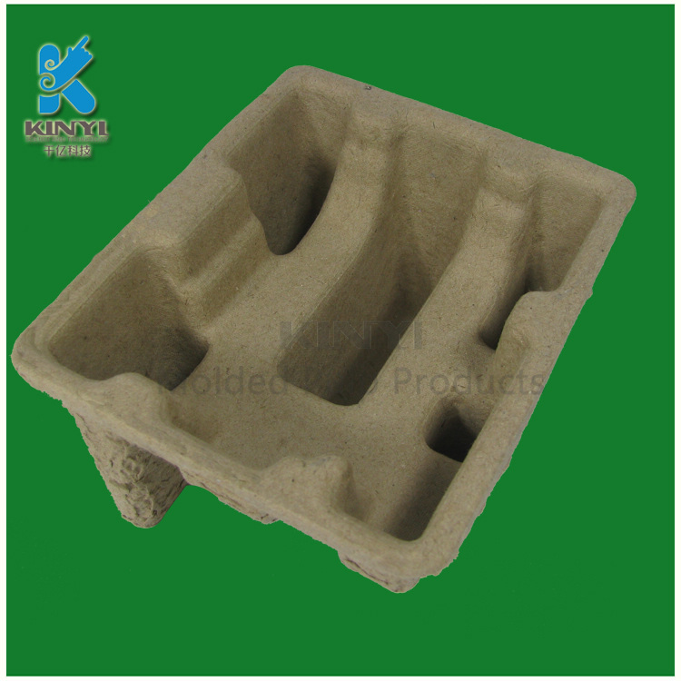 Custom environmental biodegradable electronic packaging trays