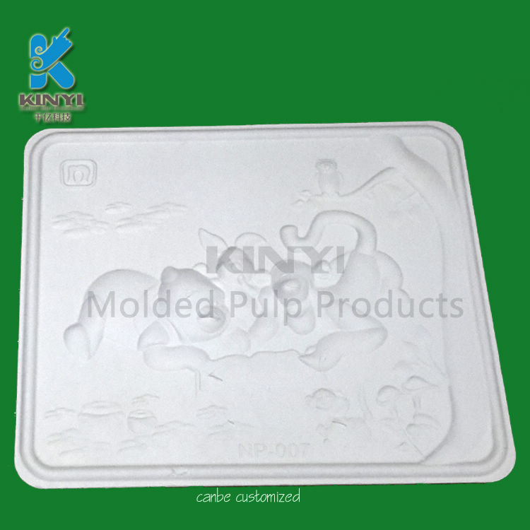 Biodegradable recycling material molded pulp paper crafts