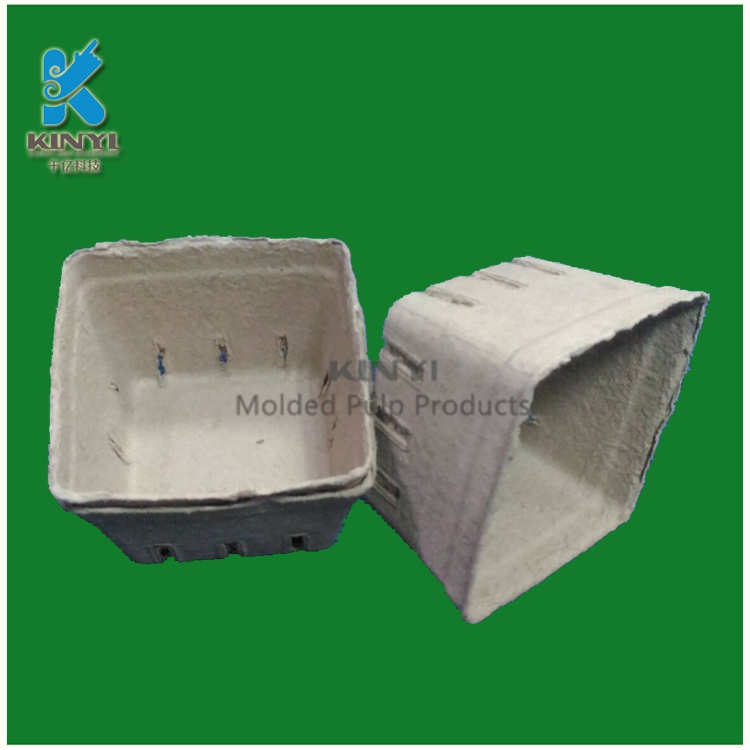 Molded pulp Radish basket packaging custom