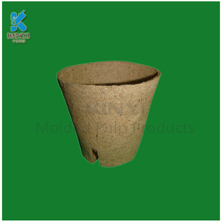 Eco-friendly paper pulp biodegradable flower pots suppliers