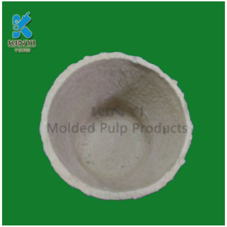 Biodegradable pulp paper plant flower pots custom