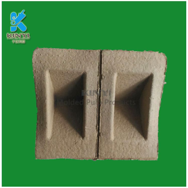 Customized biodegradable fiber recycled pulp shipping corner protector