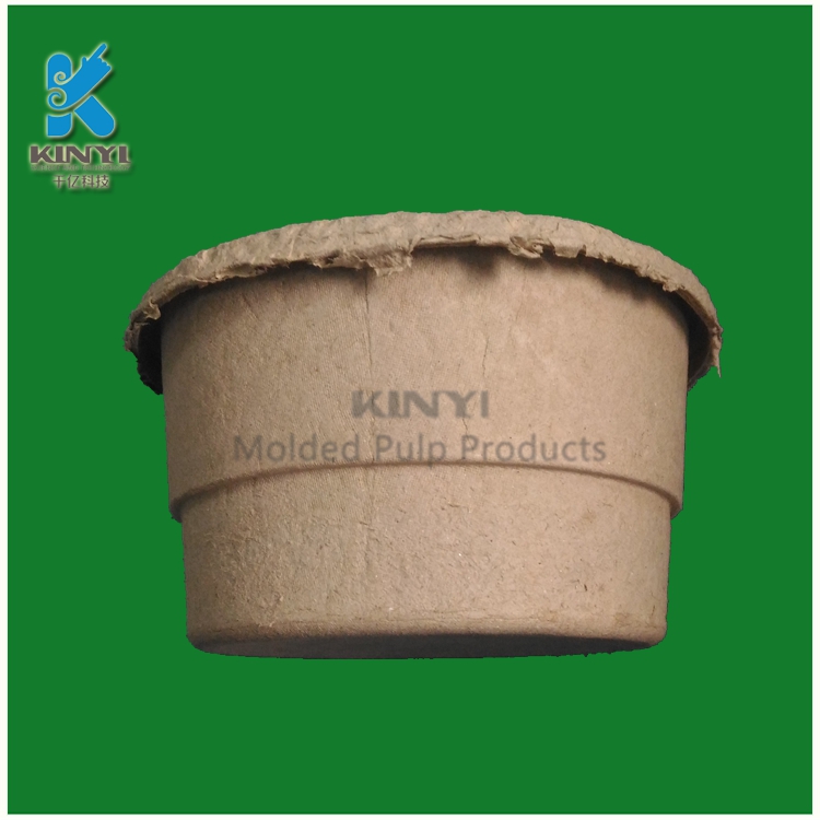 Eco-friendly recycled materials Kraft paper pulp pots wholesale