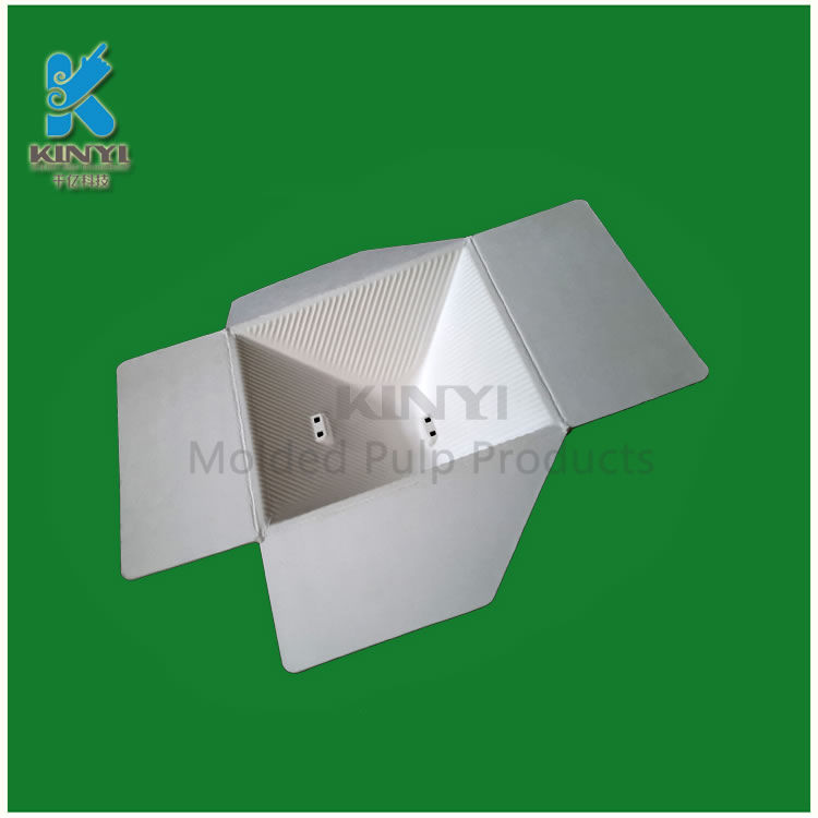 Natural Fiber Pulp Molded Protective Packaging Insert Trays