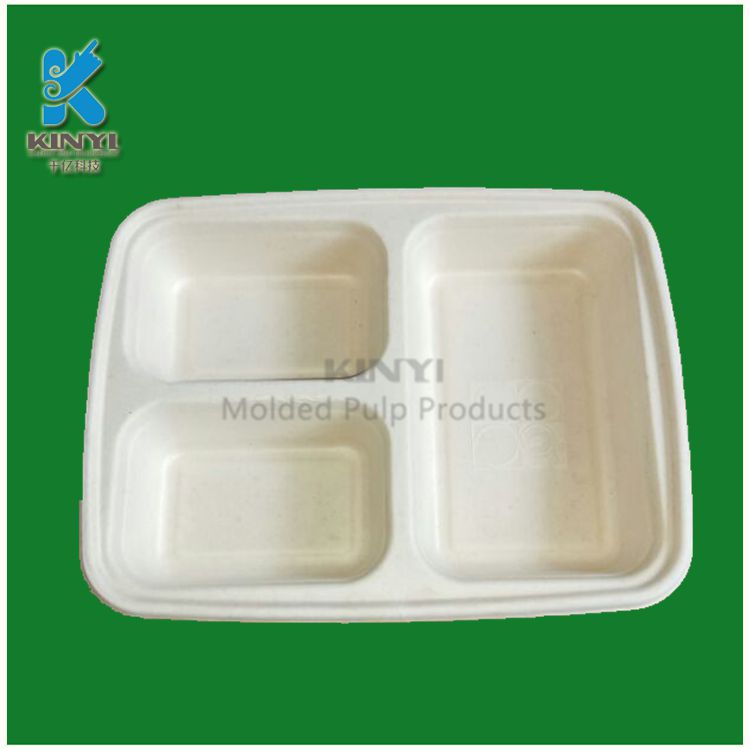 Biodegradable Pulp Paper Food Container Disposable Food Container