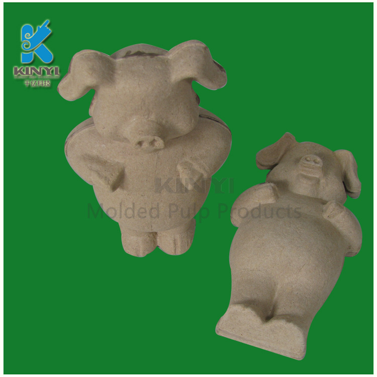 Environmental protection recycled yellow pulp moulded products