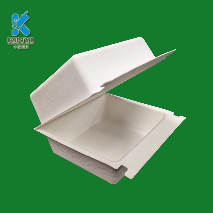 Custom molded paper pulp box packaging