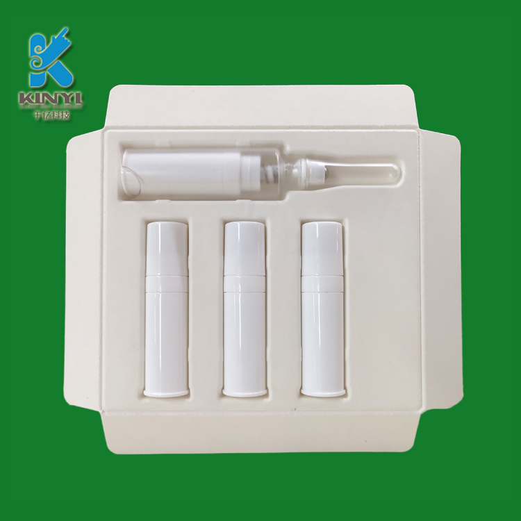 KINYI custom biodegradable eco-friendly cosmetic packaging tray