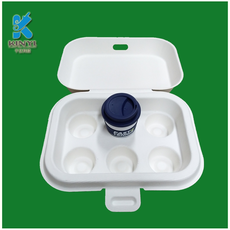 <b>Custom biodegradable molded fiber paper pulp outside package</b>