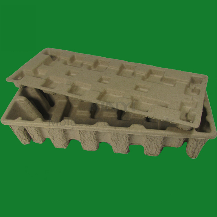 <b>Recycled molded pulp protective packaging</b>
