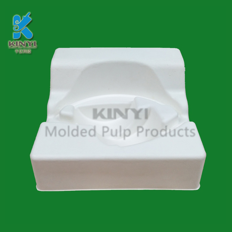 Biodegradable Sugarcane Pulp Paper Headphone Packaging Tray